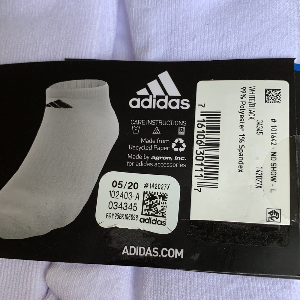 ADIDAS MEN’S CUSHIONED AERORADY COMPRESSN NO SHOW - Picture 6 of 12